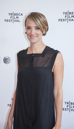 New York, NY, USA - April 17, 2014  Actress Alexia  Rasmussen attends the 2014 Tribeca Film Festival Screening of のeditorial素材