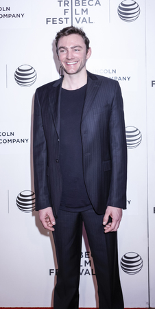 New York, NY, USA - April 17, 2015: Director Jay Bulger attends the premiere of 'The Wannabe' during the 2015 Tribeca Film Festival at BMCC Tribeca PAC, Manhattanのeditorial素材
