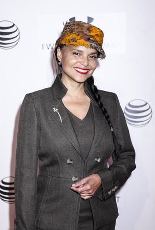 New York, NY, USA - April 19, 2015: Actress Victoria Rowell attends the premiere of 'A Ballerina's Tale' during the 2015 Tribeca Film Festival at BMCC Tribeca PAC, Manhattanのeditorial素材