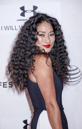 New York, NY, USA - April 19, 2015:  Composer Chloe Flower attends the premiere of 'A Ballerina's Tale' during the 2015 Tribeca Film Festival at BMCC Tribeca PAC, Manhattanのeditorial素材