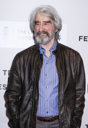 New York, NY, USA - April 22, 2015:  Actor Sam Waterston attends the World premiere of âAnesthesiaâ during the 2015 Tribeca Film Festival at BMCC Tribeca PAC, Manhattanのeditorial素材