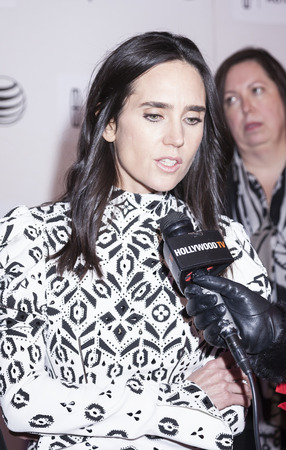 New York, NY, USA - April 23, 2015: Actress  Jennifer Connelly attends 2015 New York Tribeca Film Festival  Premiere Narrative Aloft at BMCC Tribeca PAC, Manhattanのeditorial素材