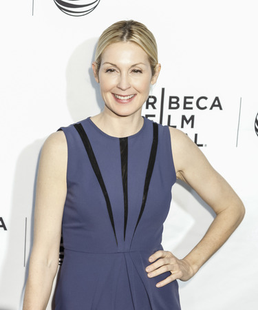 New York, NY, USA - April 15, 2015: Kelly Rutherford attends the world premiere of 'Live From New York' during the 2015 Tribeca Film Festival at The Beacon Theatre, Manhattanのeditorial素材