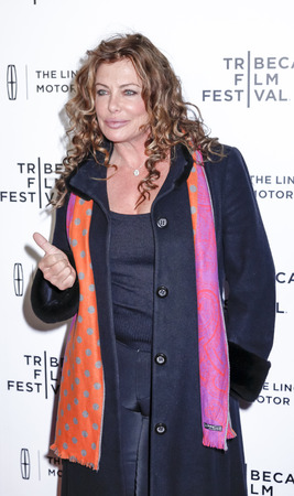 New York, NY, USA - April 21, 2015: Kelly LeBrock attends Special Screening Narrative On The Town during the 2015 Tribeca Film Festival at Spring Studios, Manhattanのeditorial素材