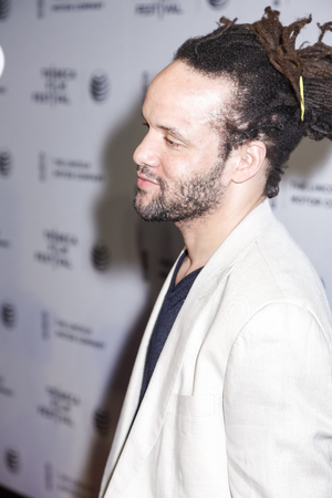 New York, NY, USA - April 21, 2015: Dancer Savion Glover attends Special Screening Narrative On The Town during the 2015 Tribeca Film Festival at Spring Studios, Manhattanのeditorial素材