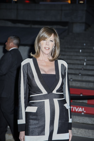 New York, NY, USA - April 14, 2015:  Tribeca Film Festival Co-founder Jane Rosenthal attends the Vanity Fair Party during the 2015 Tribeca Film Festival at the New York State Supreme Court Building, Manhattanのeditorial素材