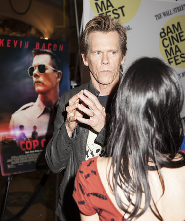 Brooklyn, NY, USA - June 21, 2015: Actor Kevin Bacon attends BAMcinemaFest 2015 'Cop Car' premiere at BAM Peter Jay Sharp Building, BAM Rose Cinemaのeditorial素材
