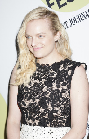 Brooklyn, NY, USA - June 22, 2015: Actress Elisabeth Moss attends BAMcinemaFest 2015 âQueen of Earthâ premiere at BAM Peter Jay Sharp Building, BAM Rose Cinemaのeditorial素材