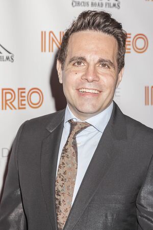 New York, NY, USA - June 24, 2015: Stand-up comedian and actor Mario Cantone attends the New York premiere of 'In Stereo' at Tribeca Grand Hotel, Manhattanのeditorial素材
