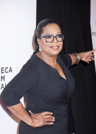 New York, NY, USA - April 20, 2016: Actress, producer Oprah Winfrey attends the 'Greenleaf' premiere during the 2016 Tribeca Film Festival at the John Zuccotti Theater at BMCC Tribeca Performing Arts Centerのeditorial素材