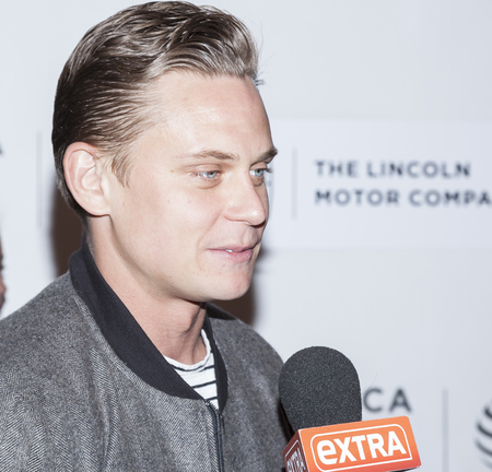New York, NY, USA - April 19, 2016: Actor Billy Magnusson attends the 'The Meddler' premiere during the 2016 Tribeca Film Festival at the John Zuccotti Theater at BMCC Tribeca Performing Arts Center, NYCのeditorial素材