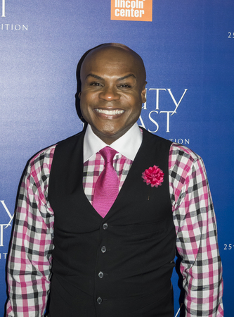 New York, NY, USA - September 18, 2016: Nathan Lee Graham attends the 'Beauty and The Beast' 25th Anniversary Screening at Alice Tully Hall, Lincoln Center, Manhattanのeditorial素材