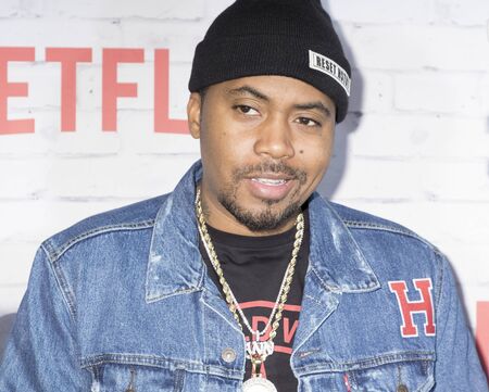 New York, New York, USA, April 5, 2017: Executive Producer Nas attends New York Kickoff Party for...