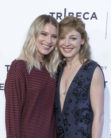 NEW YORK, NY , USA - APRIL 22: Actresses Dree Hemingway and Juliet Rylance attend US Narrative Competition:Love After Love Premiere during the 2017 Tribeca Film Festival at SVA Theater, Manhattanのeditorial素材