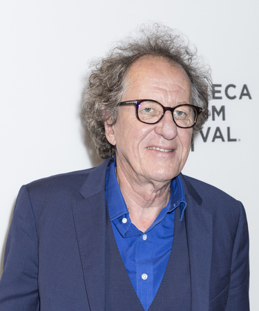NEW YORK, NY , USA - APRIL 20: Actor Geoffrey Rush attends National Geographic's 'Genius' Premiere during the 2017 Tribeca Film Festival at BMCC Tribeca PAC, Manhattanのeditorial素材