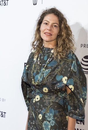 NEW YORK, NY , USA - APRIL 22: Lola Schnabel attends World Premiere of âHOUSE OF Zâ during the 2017 Tribeca Film Festival at SVA Theatre, Manhattanのeditorial素材
