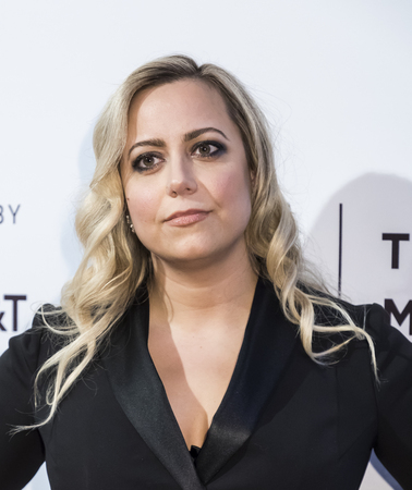 NEW YORK, NY , USA - APRIL 22: Director Sandy Chronopoulos attends World Premiere of âHOUSE OF Zâ during the 2017 Tribeca Film Festival at SVA Theatre, Manhattanのeditorial素材