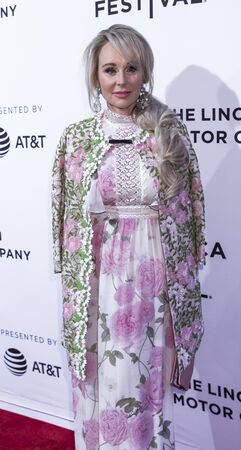 NEW YORK, NY , USA - APRIL 22: Suzanne Rogers attends World Premiere of âHOUSE OF Zâ during the 2017 Tribeca Film Festival at SVA Theatre, Manhattanのeditorial素材