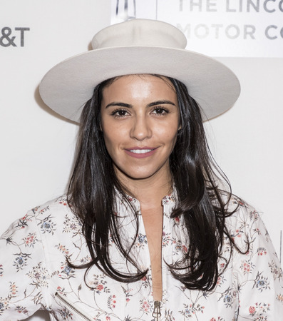 NEW YORK, NY , USA - APRIL 24: Producer Olga Segura attends North American Premiere of THE DINNER during the 2017 Tribeca Film Festival at BNCC Tribeca PAC, Manhattanのeditorial素材