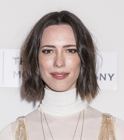 NEW YORK, NY , USA - APRIL 24: Actress Rebecca Hall attends North American Premiere of THE DINNER during the 2017 Tribeca Film Festival at BNCC Tribeca PAC, Manhattanのeditorial素材