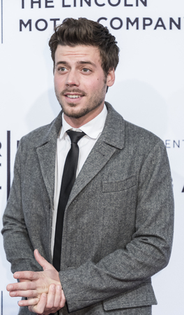 NEW YORK, NY , USA - APRIL 22: Actor Francois Arnaud attends World Premiere Permission during the 2017 Tribeca Film Festival at SVA Theater, Manhattanのeditorial素材