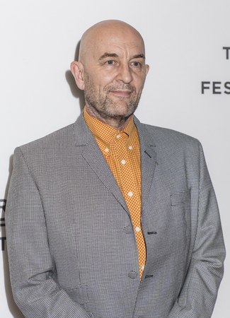 NEW YORK, NY , USA - APRIL 20: Actor Ralph Brown attends National Geographic's 'Genius' Premiere during the 2017 Tribeca Film Festival at BMCC Tribeca PAC, Manhattanのeditorial素材