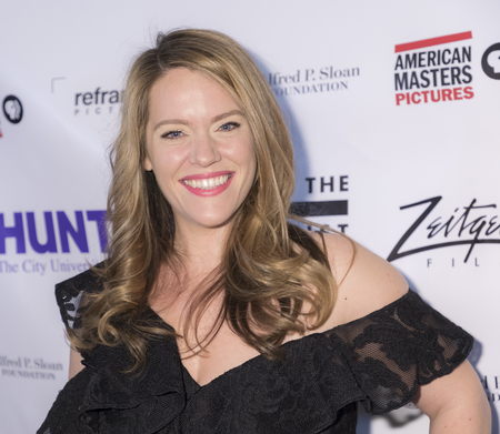 New York, NY, USA - November 20, 2017: Director Alexandra Dean attends Theatrical opening of BOMBSHELL: THE HEDY LAMARR STORY at Hunter Collegeのeditorial素材