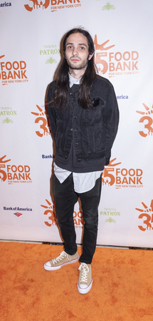 New York, NY, USA - April 17, 2018: Actor Miles Joris-Peyrafitte attends the Food Bank for New York City's Can Do Awards Dinner at Cipriani Wall Street, Manhattanのeditorial素材