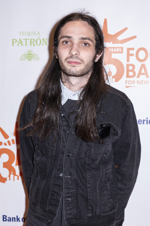 New York, NY, USA - April 17, 2018: Actor Miles Joris-Peyrafitte attends the Food Bank for New York City's Can Do Awards Dinner at Cipriani Wall Street, Manhattanのeditorial素材