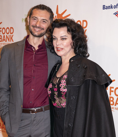 New York, NY, USA - April 17, 2018: Entrepreneur Gabriele Corcos and actress Debi Mazar attends the Food Bank for New York City's Can Do Awards Dinner at Cipriani Wall Street, Manhattanのeditorial素材