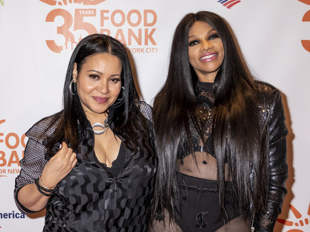 New York, NY, USA - April 17, 2018: Cheryl James and Sandra Denton of Salt-N-Pepa attend the Food Bank for New York City's Can Do Awards Dinner at Cipriani Wall Street, Manhattanのeditorial素材