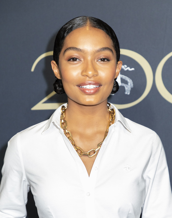 New York, NY, USA - April 25, 2018: Yara Shahidi attends the Brooks Brothers Bicentennial Celebration at Jazz At Lincoln Center, Manhattanのeditorial素材