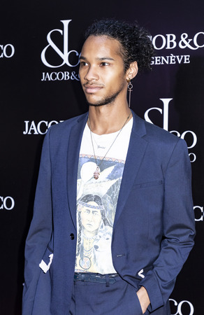 New York, NY, USA - April 26, 2018: Jordun Love attends The Grand Re-Opening of the Jacob & Co. New York Flagship on 57th Street, Manhattanのeditorial素材