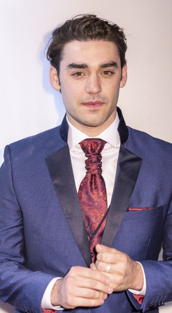 New York, NY, USA - April 20, 2018: Alex Rich attends screening of âGenius: Picasso' during the 2018 Tribeca Film Festival at BMCC Tribeca PAC, Manhattanのeditorial素材