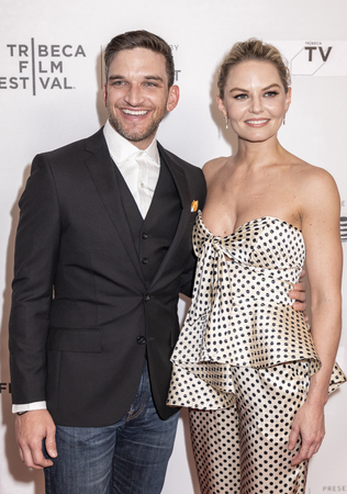 New York, NY, USA - April 23, 2018:   Evan Jonigkeit, Jennifer Morrison attend the screening of 'Fabled' at Tribeca TV: Indie Pilots during the 2018 Tribeca Film Festival at Cinepolis Chelsea, Manhattanのeditorial素材