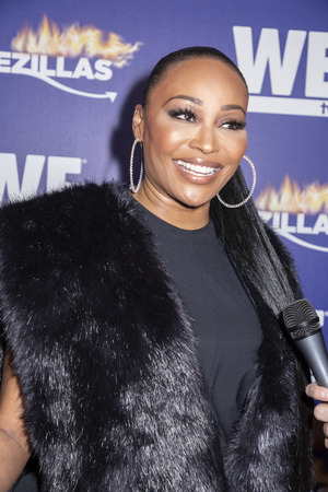 New York, NY, USA - March 13, 2019: Cynthia Bailey attends WEtv's premiere fashion event celebrating the return of 'Bridezillas at Angel Orensanz Foundation, Manhattanのeditorial素材