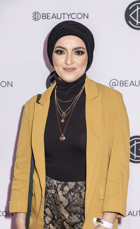 New York, NY, USA - April 6, 2019: Lejemalik attends Beautycon Festival NYC 2019 at Jacob K. Javits Convention Center, Manhattanのeditorial素材