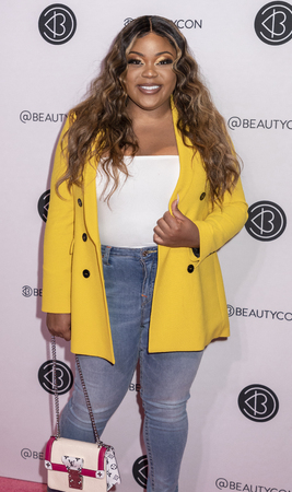 New York, NY, USA - April 7, 2019: Angie Nwandu attends Beautycon Festival NYC 2019 at Jacob K....