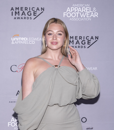 New York, NY, USA - April 15, 2019: Iskra Lawrence attends AAFA American Image Awards 2019 at The Plaza, Manhattanのeditorial素材
