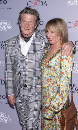 New York, NY, USA - April 15, 2019: Nick Graham and Elizabeth Sebbelov attend AAFA American Image Awards 2019 at The Plaza, Manhattanのeditorial素材
