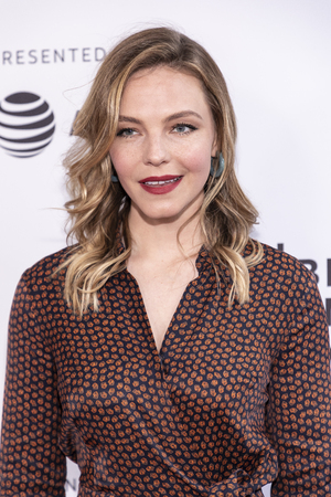 New York, NY, USA - April 25, 2019:  Eloise Mumford attends the "Standing Up, Falling Down" premiere during 2019 Tribeca Film Festival at SVA Theater, Manhattanのeditorial素材