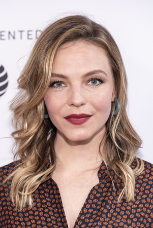 New York, NY, USA - April 25, 2019:  Eloise Mumford attends the "Standing Up, Falling Down" premiere during 2019 Tribeca Film Festival at SVA Theater, Manhattanのeditorial素材