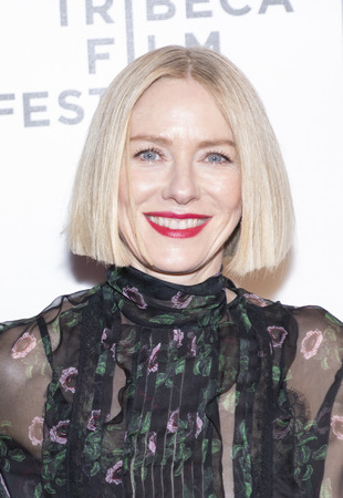 New York, NY, USA - April 28, 2019: Naomi Watts attends "Luce" premiere during 2019 Tribeca Film Festival at The Stella Artois Theatre, Manhattanのeditorial素材