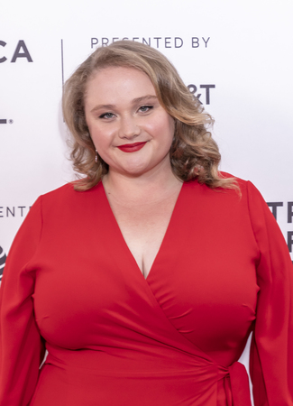 New York, NY, USA - May 1, 2019: Actress Danielle Macdonald attends a Premiere of "Skin"  during 2019 Tribeca Film Festival at SVA Theater, Manhattanのeditorial素材