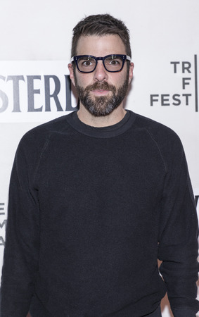 New York, NY, USA - May 4, 2019: Zachary Quinto attends "Yesterday" Closing Night Gala Film during 2019 Tribeca Film Festival at The Stella Artois Theatre, Manhattanのeditorial素材