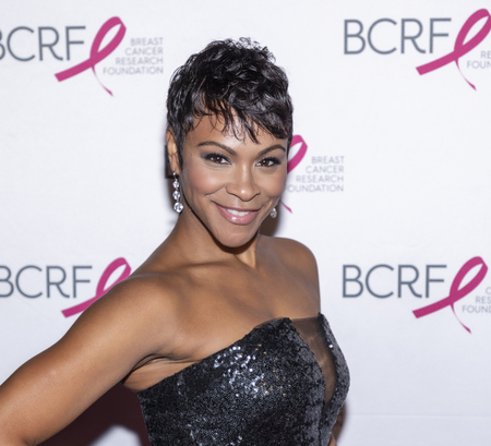 New York, NY, USA - May 15, 2019: Carly Hughes attends the Breast Cancer Research Foundation 2019 Hot Pink Party at Park Avenue Armory, Manhattanのeditorial素材