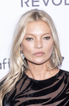 New York, NY, USA - September 5, 2019: Kate Moss wearing Vintage Halston attends The Daily Front Row 7th Fashion Media Awards at The Rainbow Room at Rockefeller Centerのeditorial素材