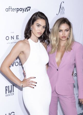 New York, NY, USA - September 5, 2019: Amelia Gray Hamlin and Delilah Belle Hamlin attend The Daily Front Row 7th Fashion Media Awards at The Rainbow Room at Rockefeller Centerのeditorial素材