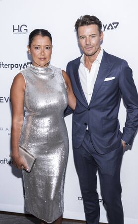 New York, NY, USA - September 5, 2019: Keytt Lundqvist and Alex Lundqvist attend The Daily Front Row 7th Fashion Media Awards at The Rainbow Room at Rockefeller Centerのeditorial素材