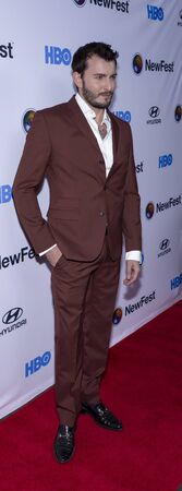 New York, NY, USA - October 23, 2019: Cameron Moir attends the opening night screening of "Sell By" during NewFest Film Festival at SVA Theater, Manhattanのeditorial素材